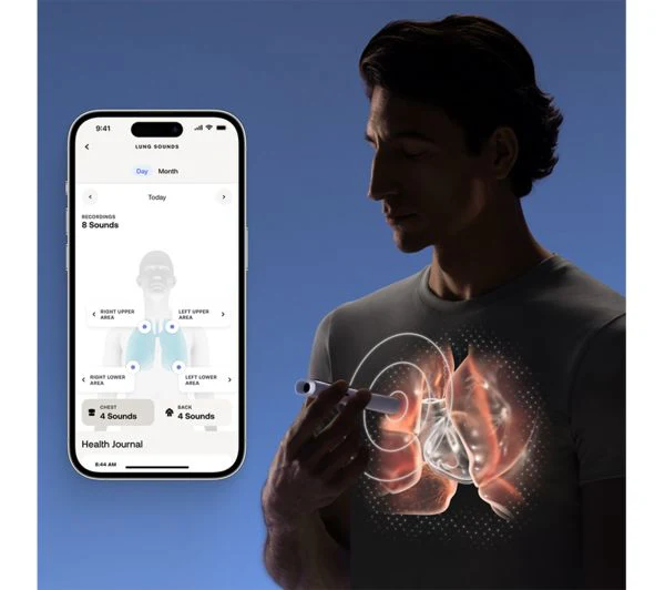 Withings BeamO - Portable 4-in-1 Health Monitor ECG, Stethoscope, SpO2 & Temperature | 78-SCT02-02-All-Int - Image 7