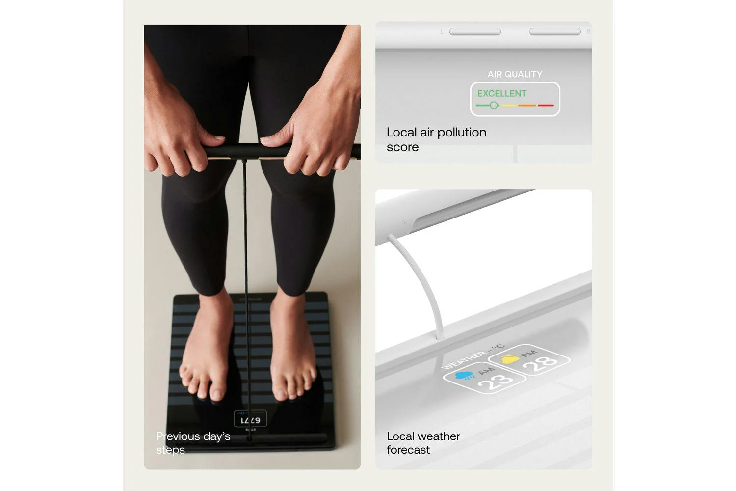 Withings Body Scan - Smart Scale with ECG, Body Composition & Segmental Analysis - White | 78-WBS08-White-All-Inter - Image 3