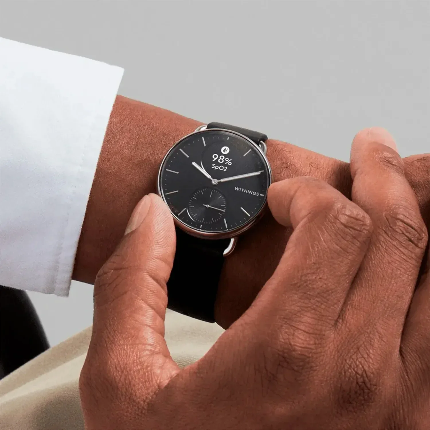 Withings ScanWatch 2 - Advanced Health Monitor with ECG & SpO2 - 38mm Black | 78-HWA10-model 1-All-Int - Image 10