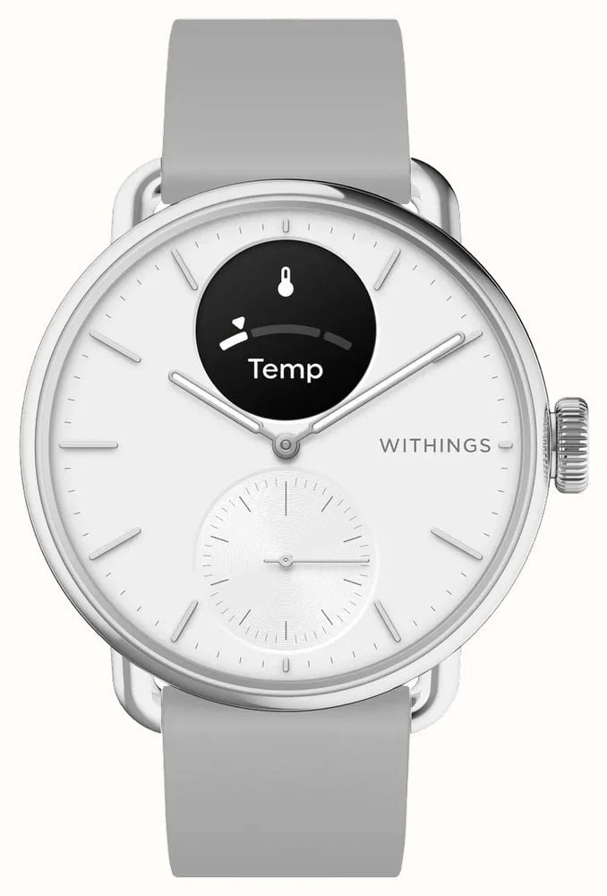 Withings ScanWatch 2 - Advanced Health Monitor with ECG & SpO2 - 38mm White | 78-HWA10-model 2-All-Int - Image 2