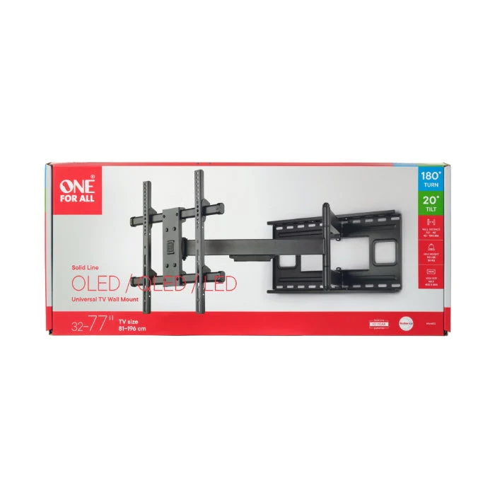 One For All Full-Motion Wall Mount – 32-100", 80kg, Tilt & Turn - Image 9